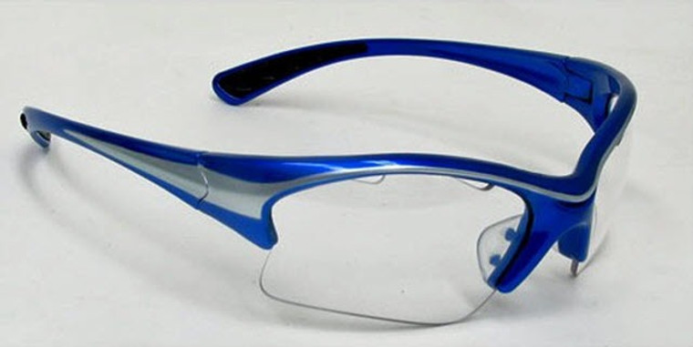 Black Knight Stiletto Squash Eyewear Blue-Silver Small BK-ASTIS-F23-BLU-SIL