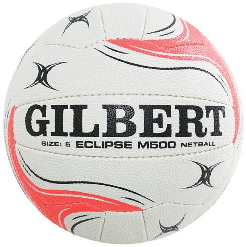 Gilbert Eclipse M500 Netball Size 5 White 28683