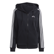 Adidas Essentials 3-Stripes Full-Zip Fleece Hoodie HZ5743