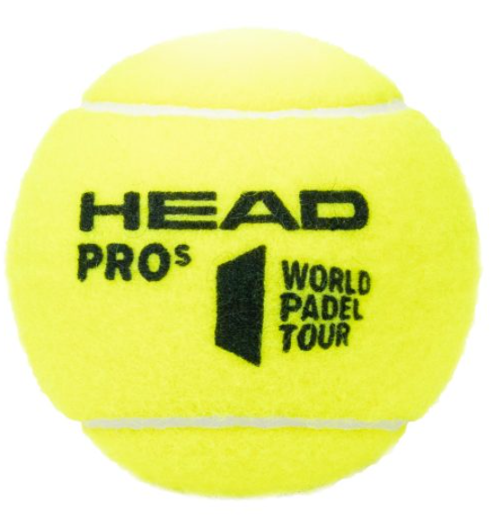 *ONLINE ONLY* Head Padel Balls Pro-S 3 Ball Pack 575713