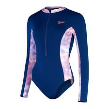 Speedo Long Sleeve Panel Swimsuit 8-00308014496