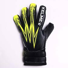 Kelme Training Goalkeeping Gloves Black/Neon Yellow 9896409