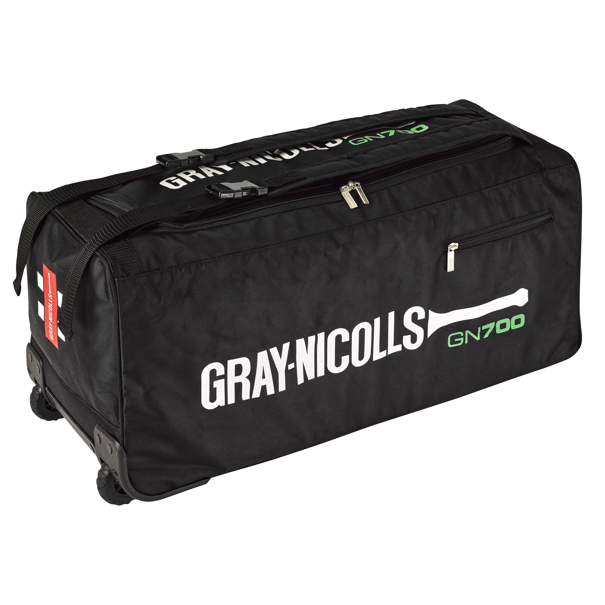 Gray Nicolls GN700 Wheel Bag – Black/Green 26158