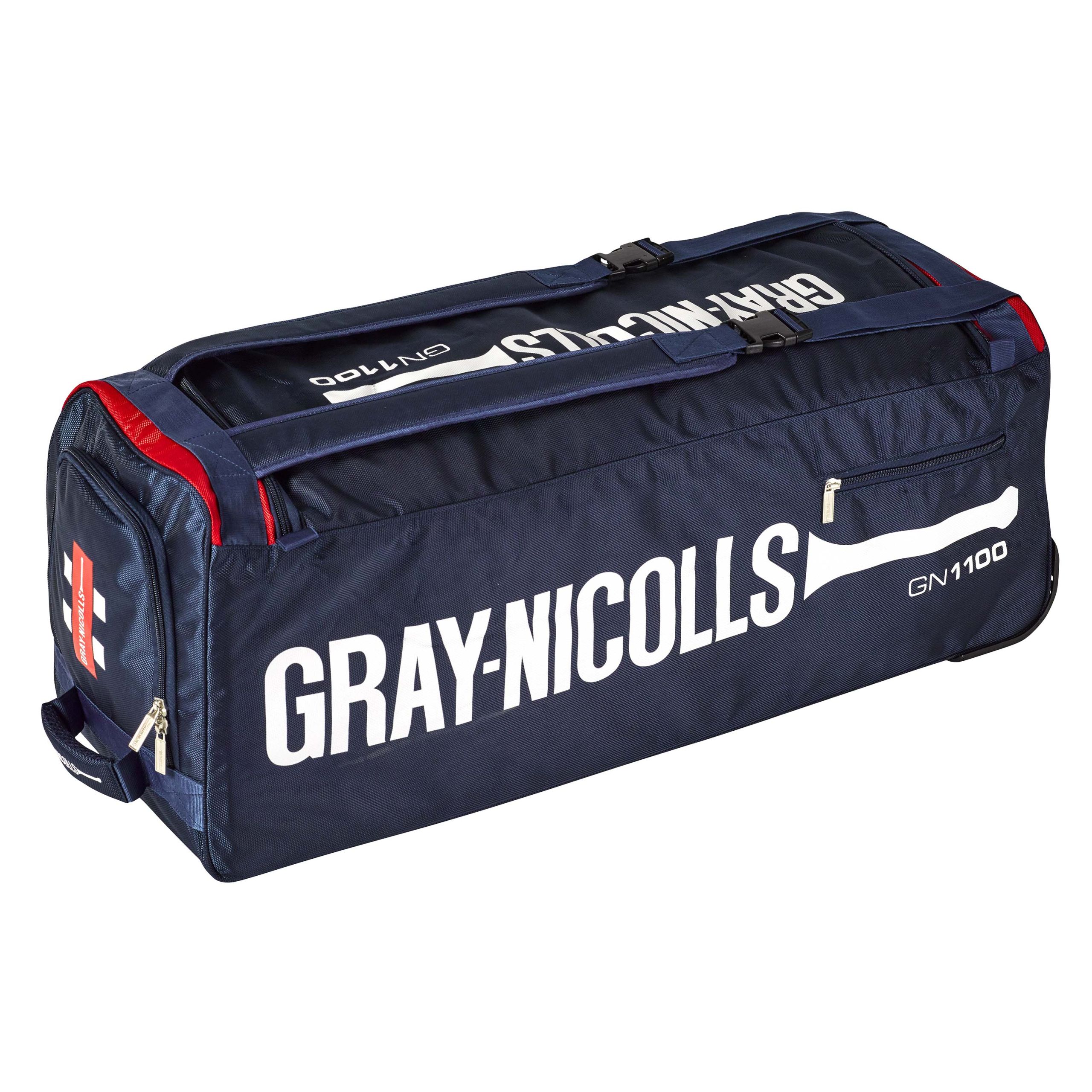 Gray Nicolls GN1100 Wheel Bag – Navy/Red 30068