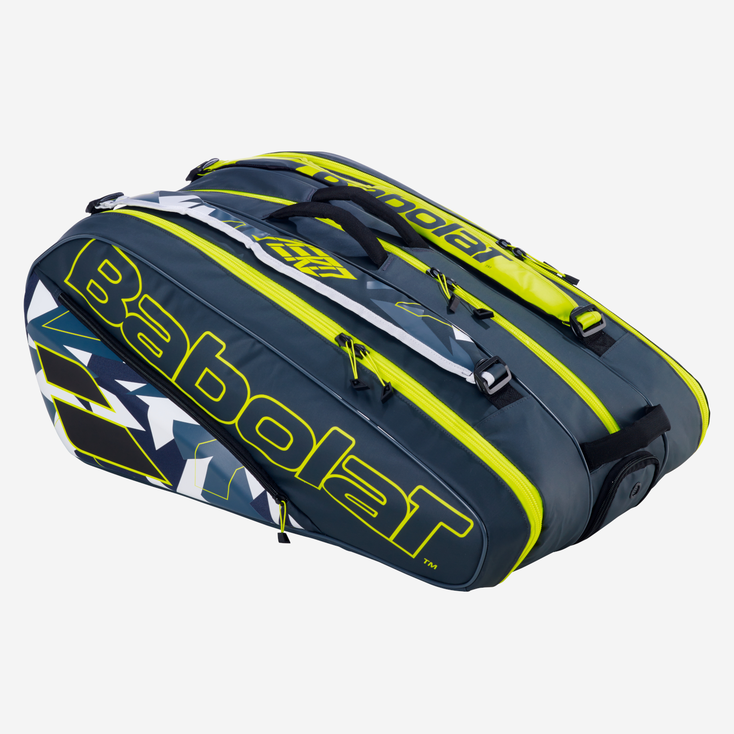 Babolat Racket Holder 12 Pure Aero Grey/Yellow 8G01355