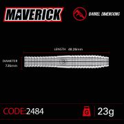 Winmau Maverick 80% Tungsten Dart Set W1489