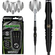 Winmau Sniper Black 90% Tungsten Black Dart Set W1505