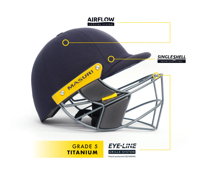 Masuri E-Line Titanium Cricket Helmet