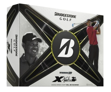 Bridgestone Tiger Tour B X White 3 Golf Balls 3113627