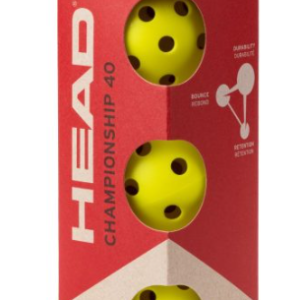 Head Championship 40 Outdoor Pickleball Ball 3 Ball 557020