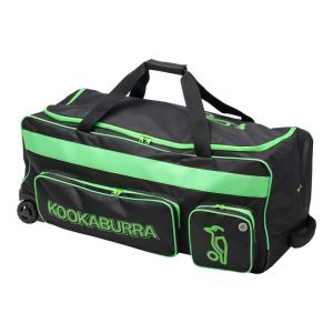 Kookaburra Pro 3.0 Wheelie Bag - Black/Lime 3S15031