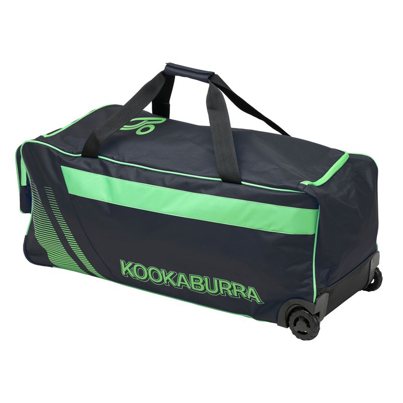 Kookaburra Pro 2.0 Wheelie Bag – Black/Lime 3S15021
