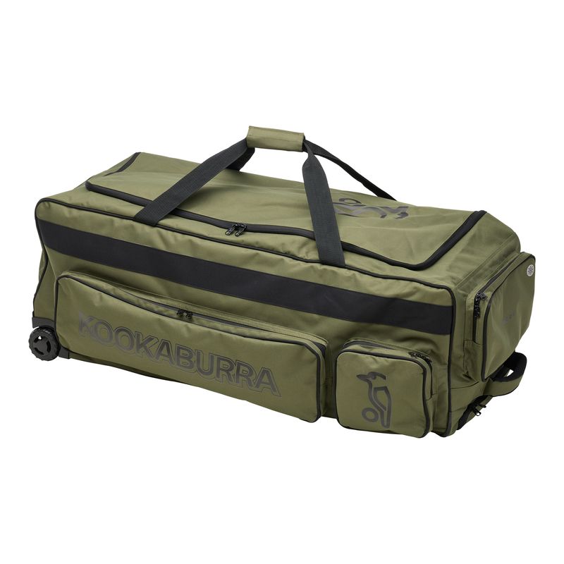 Kookaburra Pro 2.0 Wheelie Bag – Army Green/Black 3S15023