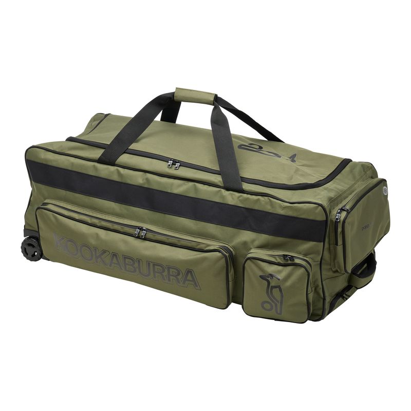 Kookaburra Pro 1.0 Wheelie Bag – Army Green/Black 3S15013