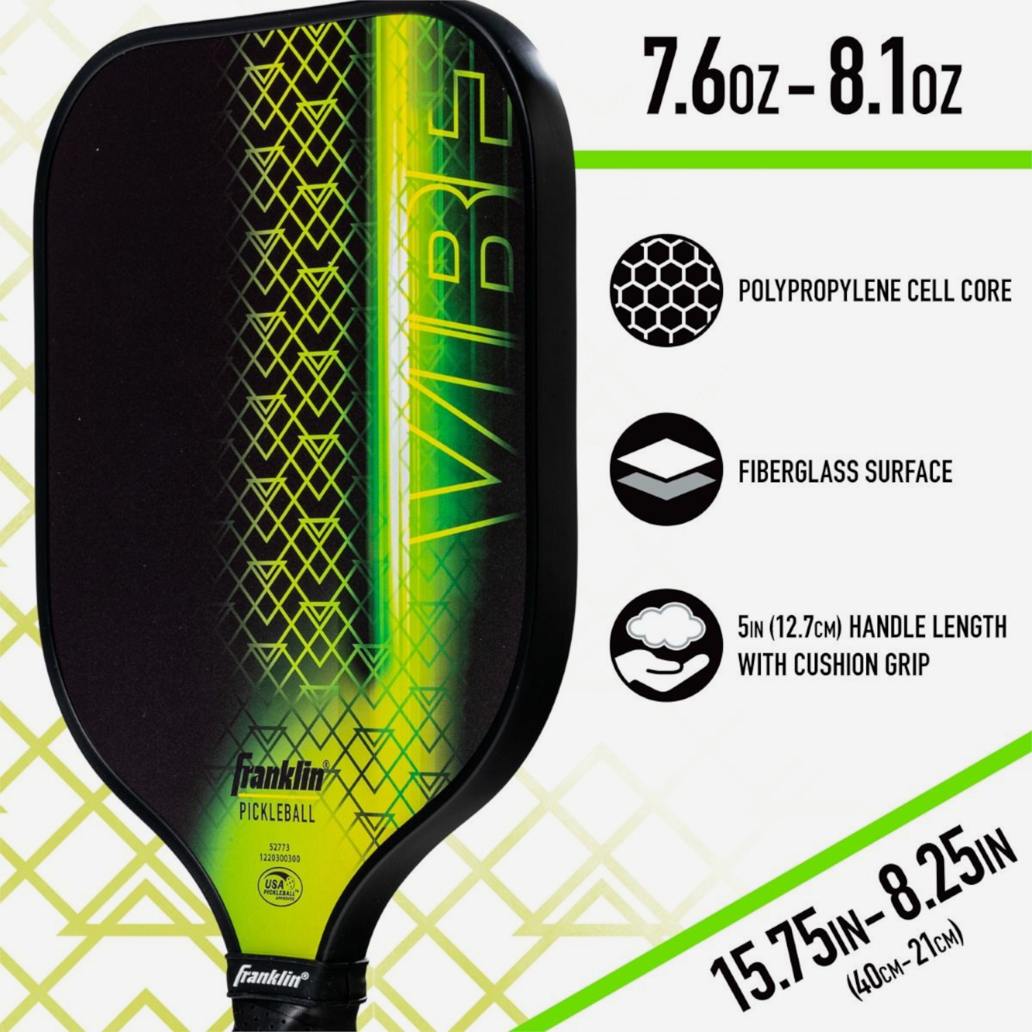 Franklin Vibe Pickleball Paddle 8A00191