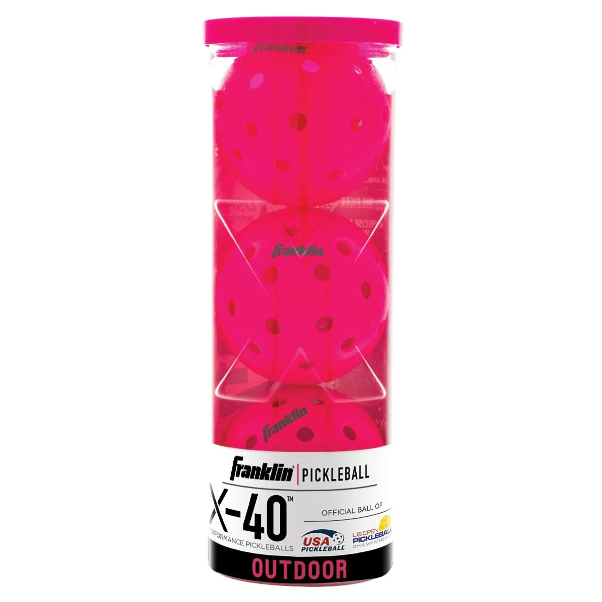 Franklin Outdoor X-40 Pickleball Pink Ball 3 Pack 8A00272